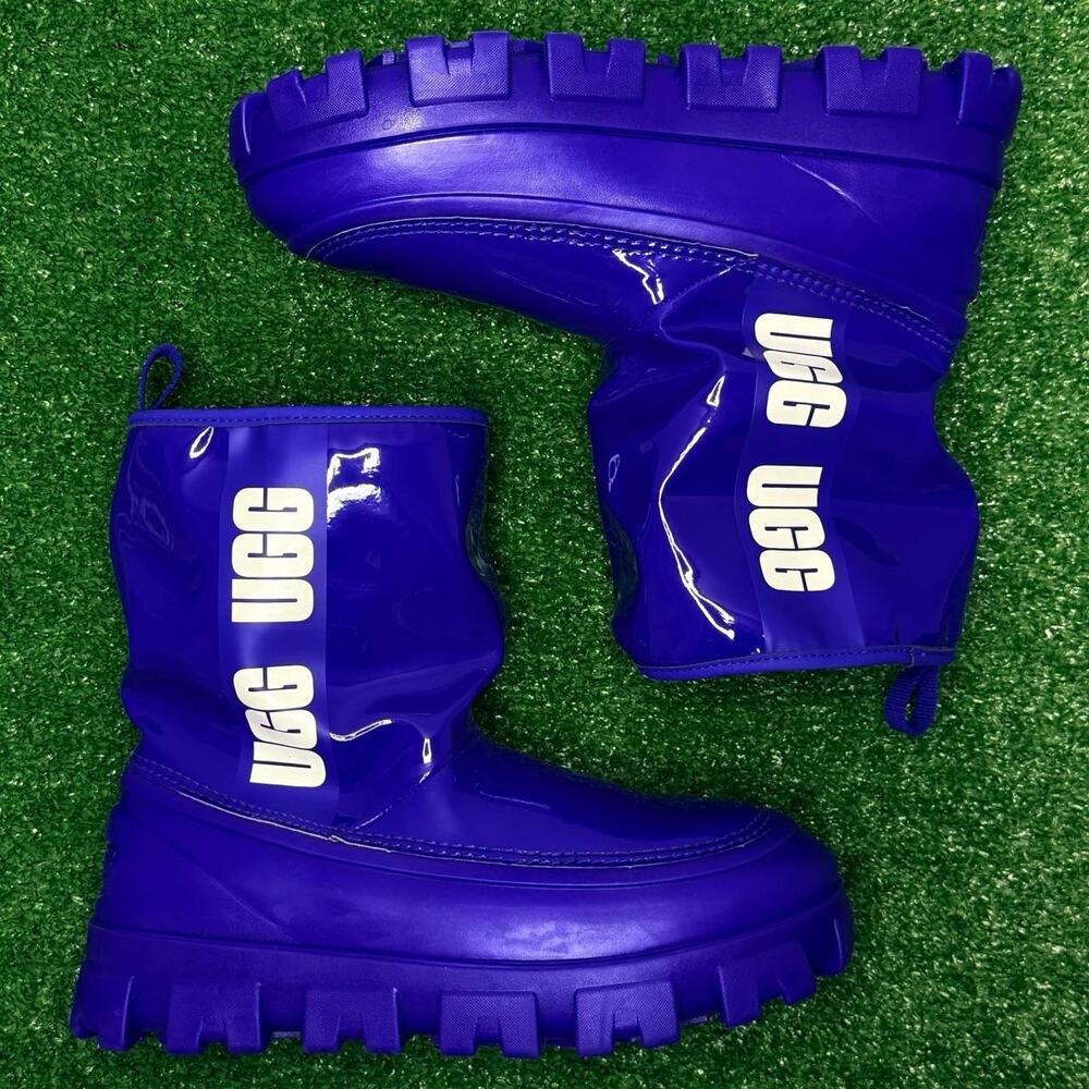 UGG Classic Brellah Mini Waterproof Boots Women’s 7 Regal Blue NWOB